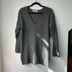 Gray Mohair Wool Vintage Sweater